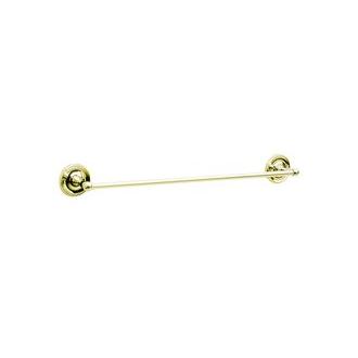 Smedbo V2464 24 in. Single Towel Bar in Polished Brass Villa Collection Collection